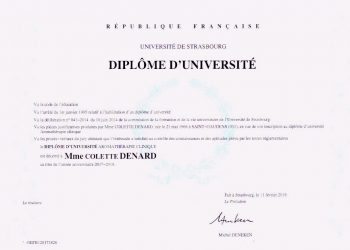 diplöme universitaire Aroma 1